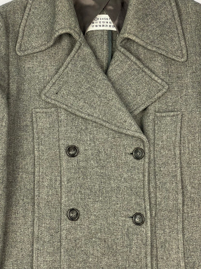 MAISON MARTIN MARGIELA F/W 2011 WOOL CABAN PEA COAT. (42 / XL)