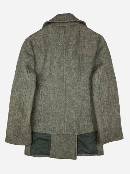 MAISON MARTIN MARGIELA F/W 2011 WOOL CABAN PEA COAT. (42 / XL)