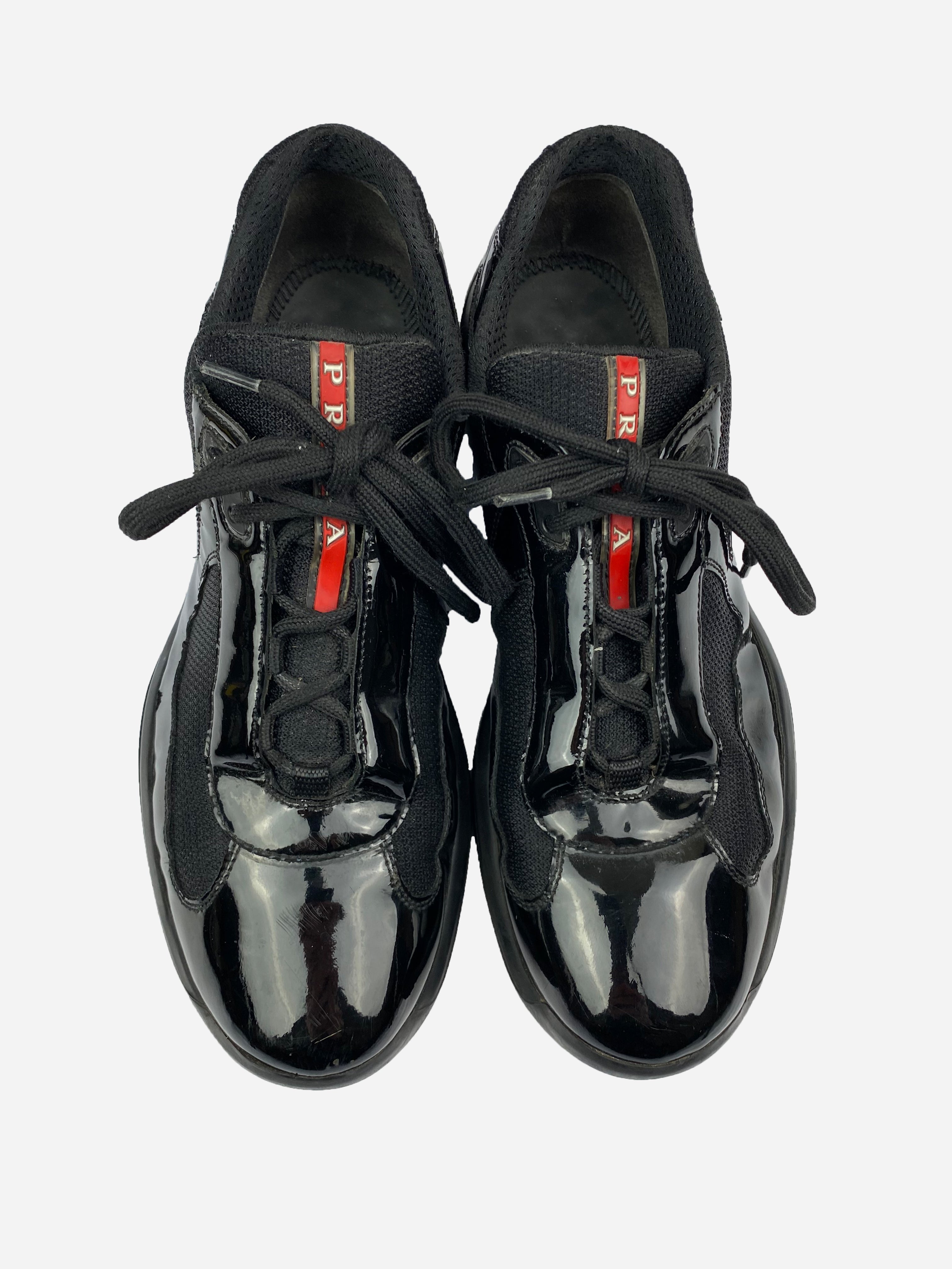 Shiny 2025 prada trainers