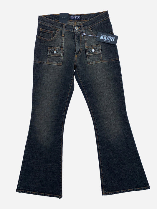 DOLCE & GABBANA 'BASICS' FLARED DENIM. (44 / 30)