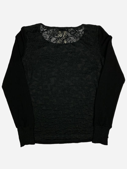 DOLCE & GABBANA 90's VISCOSE MESH LONGSLEEVE. (42 / L)