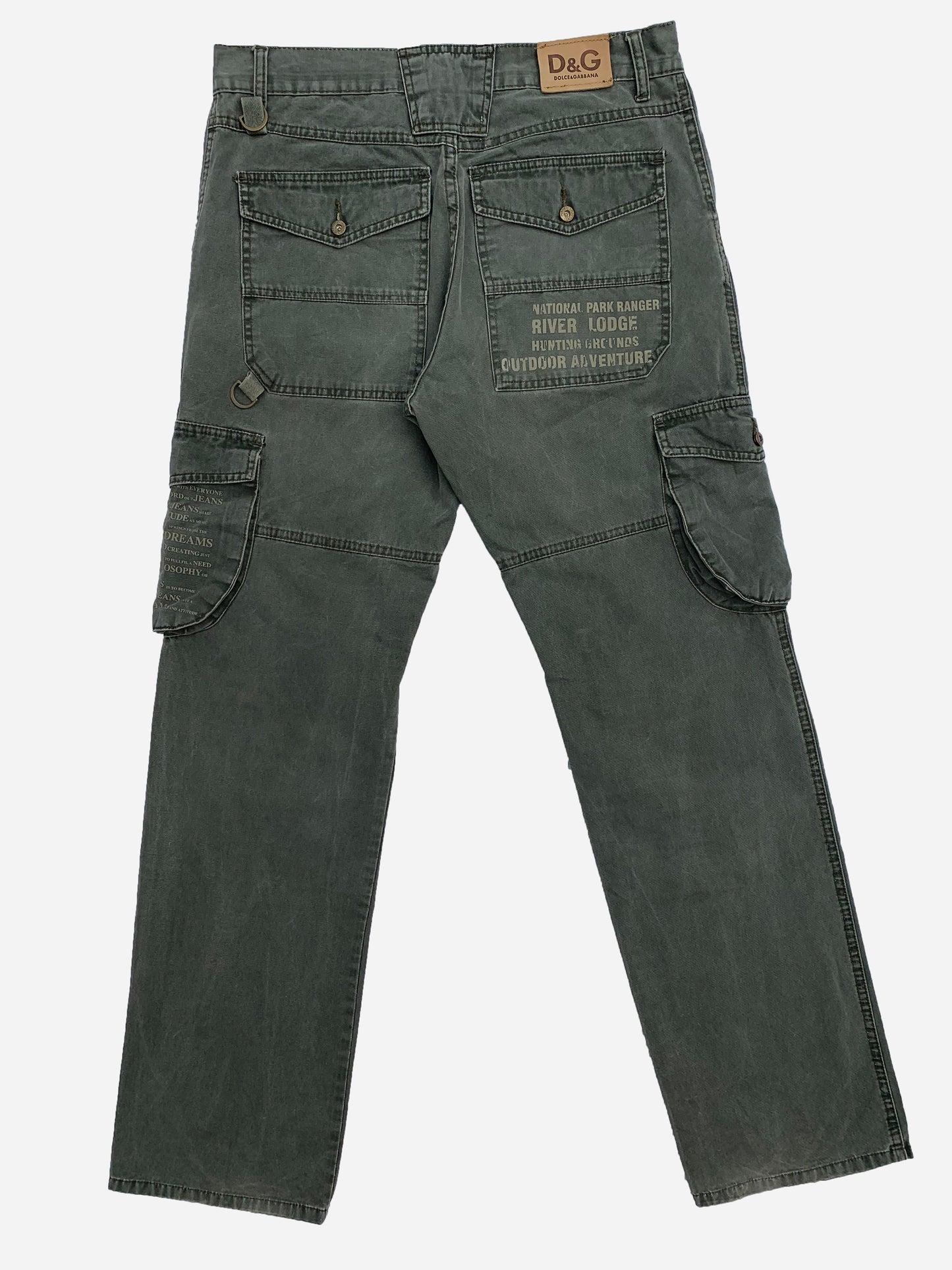 DOLCE & GABBANA 'OUTDOOR ADVENTURE' CARGO PANTS. (33)