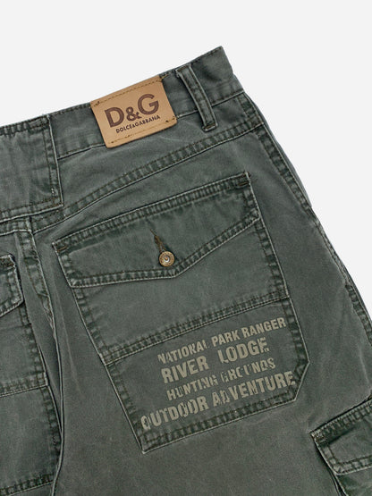 DOLCE & GABBANA 'OUTDOOR ADVENTURE' CARGO PANTS. (33)