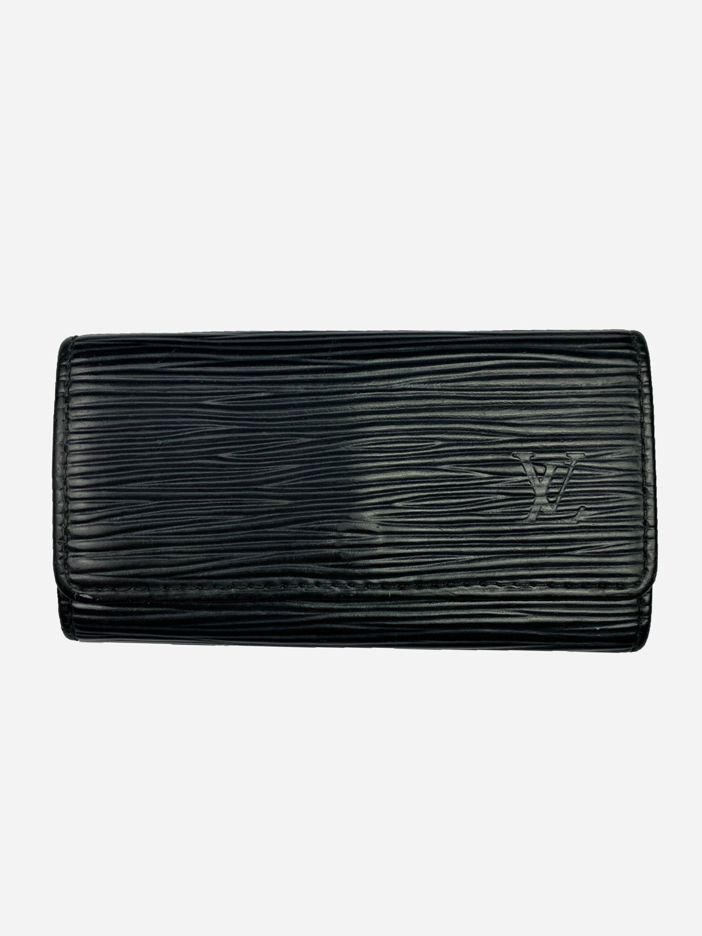 LOUIS VUITTON EPI LEATHER KEY HOLDER.