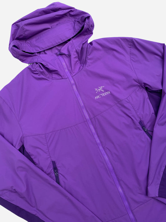 ARC'TERYX ATOM SL HOODY SHELL JACKET PURPLE. (XL)