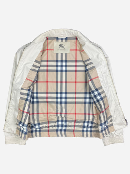 BURBERRY LONDON HARRINGTON JACKET WITH NOVACHECK LINING. (L)