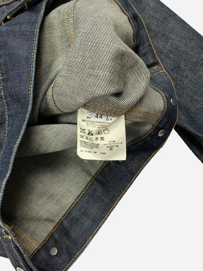 HELMUT LANG INDIGO TRUCKER DENIM JACKET. (44 / S)