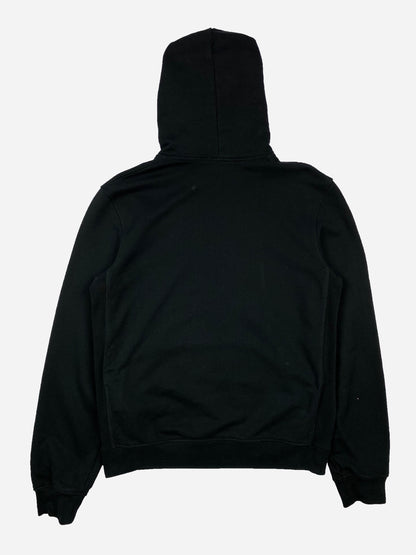 PRADA MILANO RUBBER PATCH HOODED SWEATSHIRT. (L)