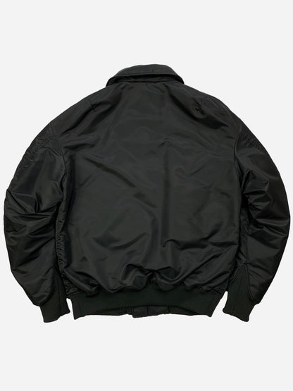 JIL SANDER X UNIQLO J+ OVERSIZED NYLON BOMBER JACKET. (S)