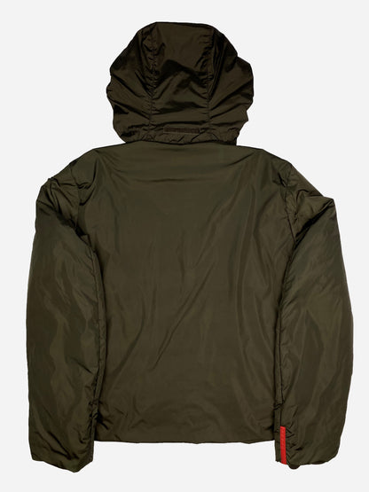 PRADA MILANO LINEA ROSSA A/W '03 NYLON PADDED JACKET. (50 / M)