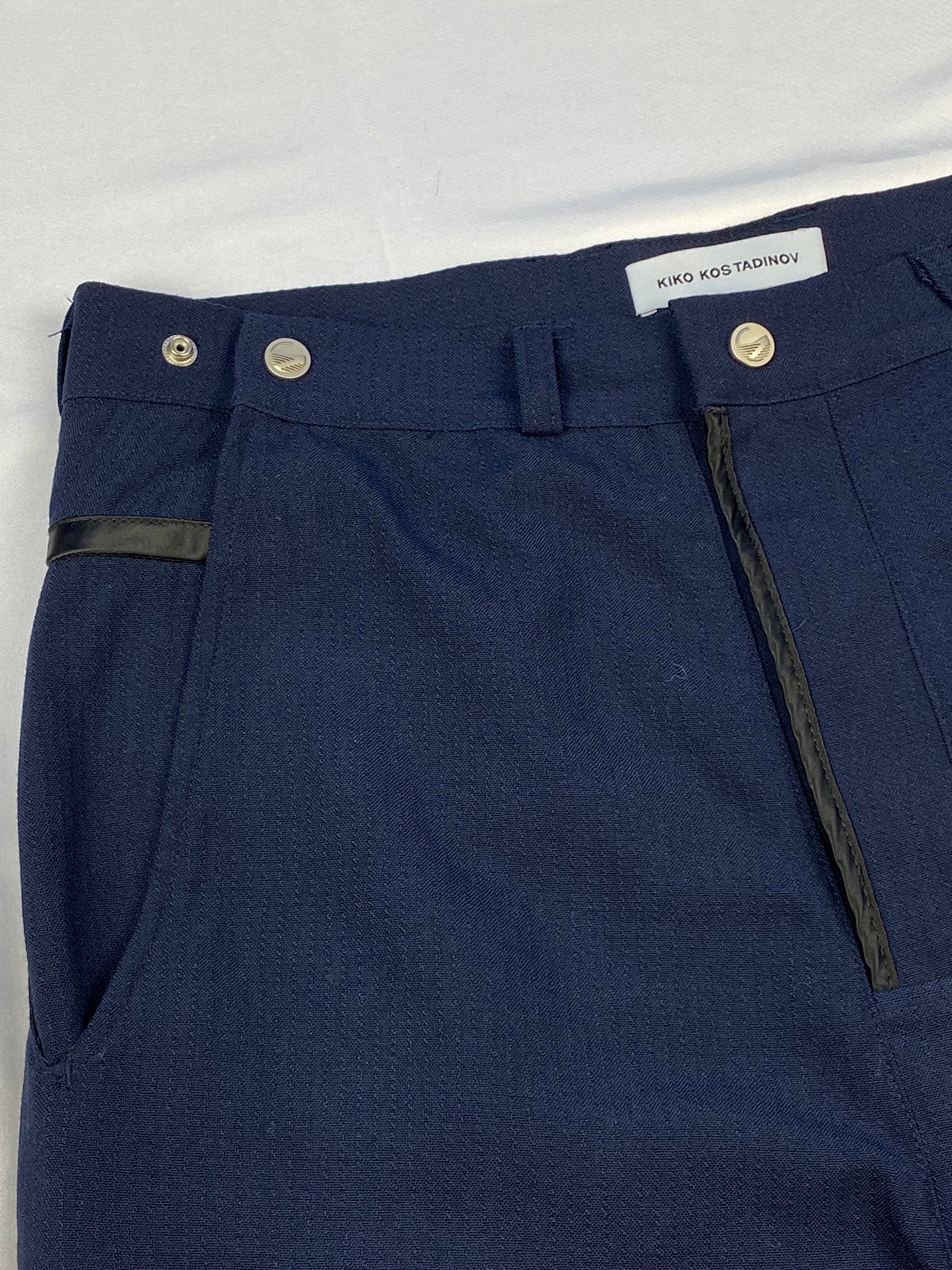 KIKO KOSTADINOV HAIDU HEM TROUSERS. (48 / M) – SEVENUES.