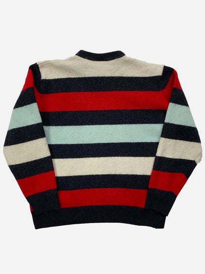 LACOSTE MULTICOLOR STRIPED KNITWEAR JUMPER. (M)