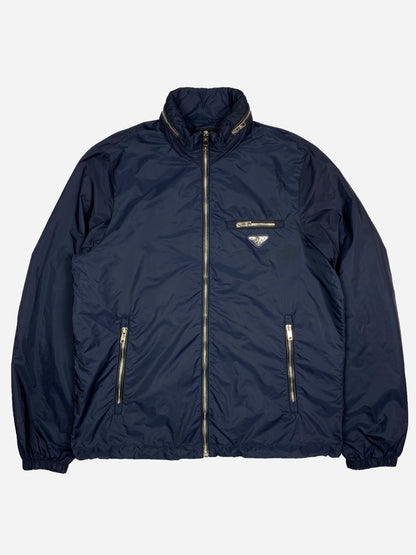 PRADA MILANO EMAILLE LOGO PATCH NYLON JACKET. (52 / L)