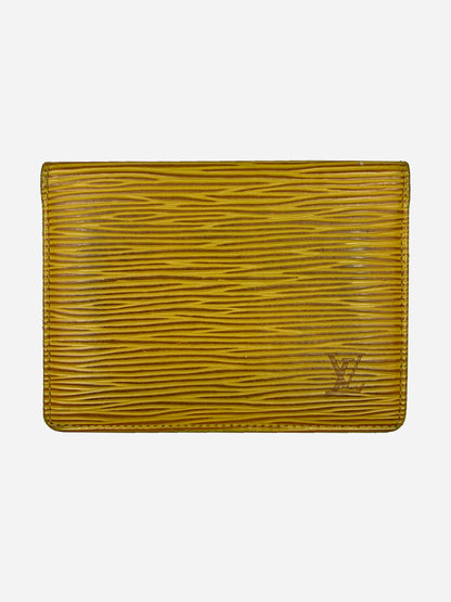 LOUIS VUITTON EPI LEATHER ID / CARDHOLDER.