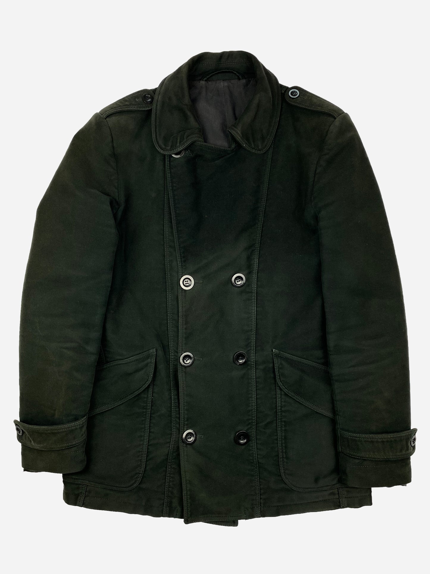 MARTIN MARGIELA F/W 2008 CABAN PEA COAT. (52 / L)