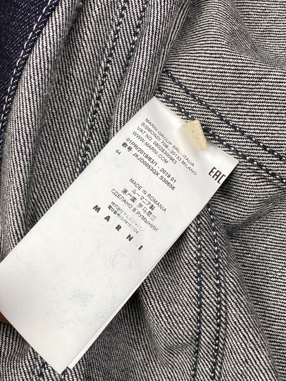 MARNI S/S 2019 RABBIT INDIGO DENIM JACKET. (44 / L)