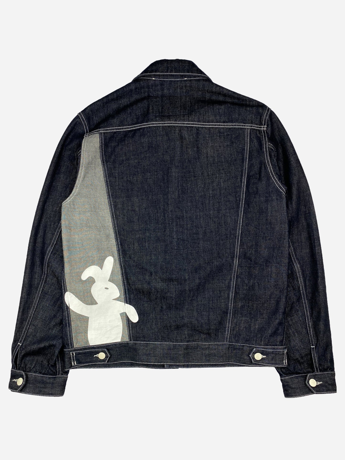 MARNI S/S 2019 RABBIT INDIGO DENIM JACKET. (44 / L)