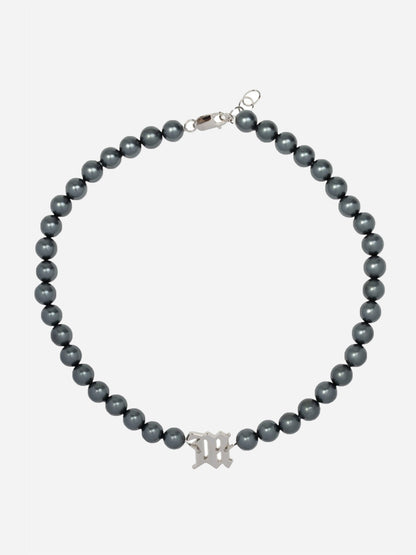 MISBHV PEARL CHOKER NECKLACE GREY. - SEVENUES CLO.