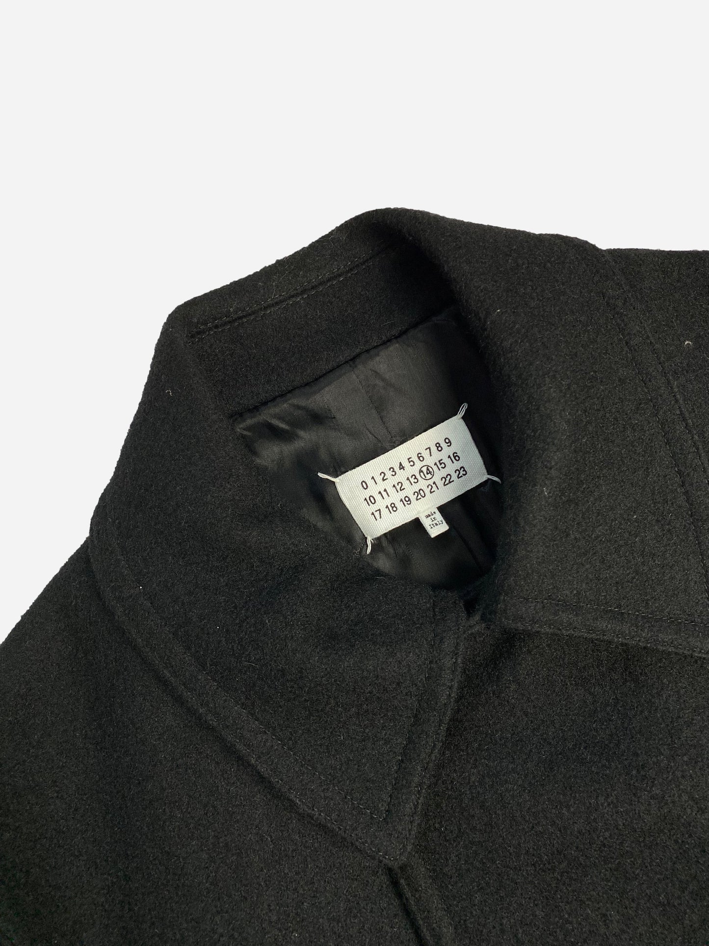 MAISON MARGIELA F/W 2014 WOOL COAT JACKET. (48 / M)