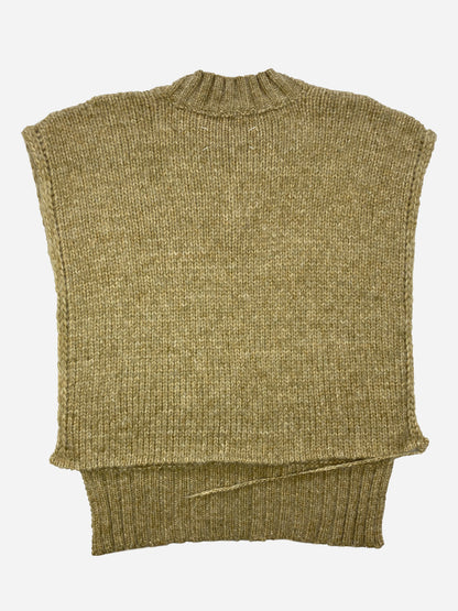 MAISON MARGIELA F/W 2022 OPEN SIDE KNIT SWEATER VEST. (L)