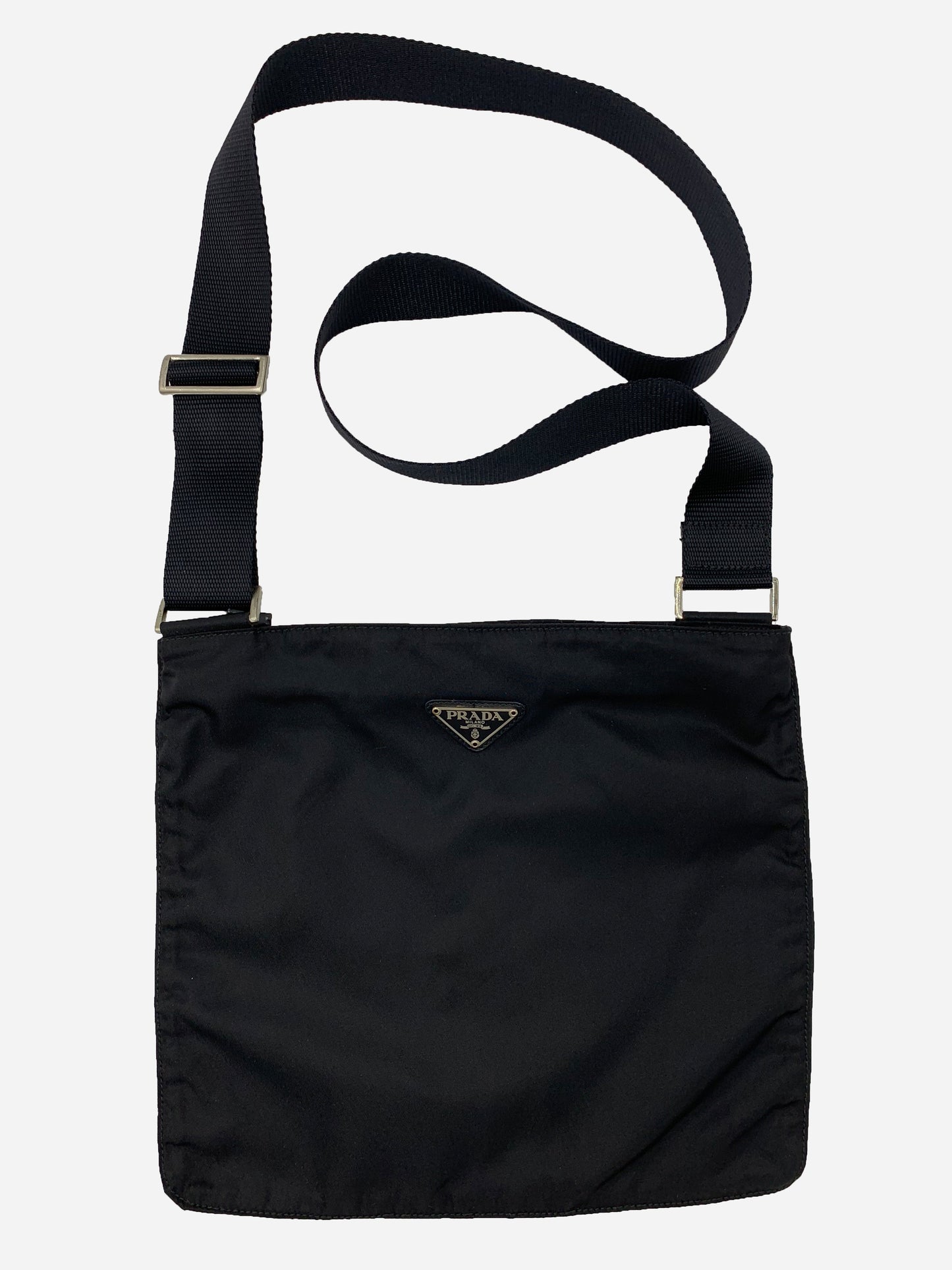 PRADA MILANO NYLON 'VELA' SIDEBAG.