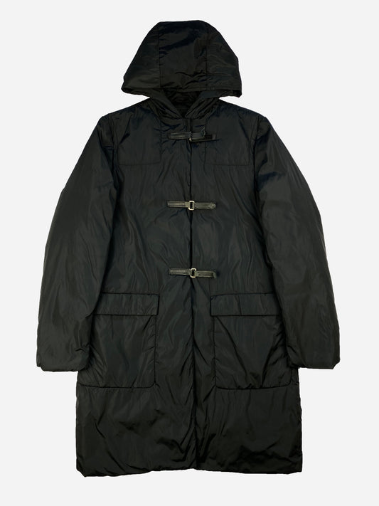 PRADA MILANO F/W 1999 NYLON DUFFLE COAT. (44 / L)