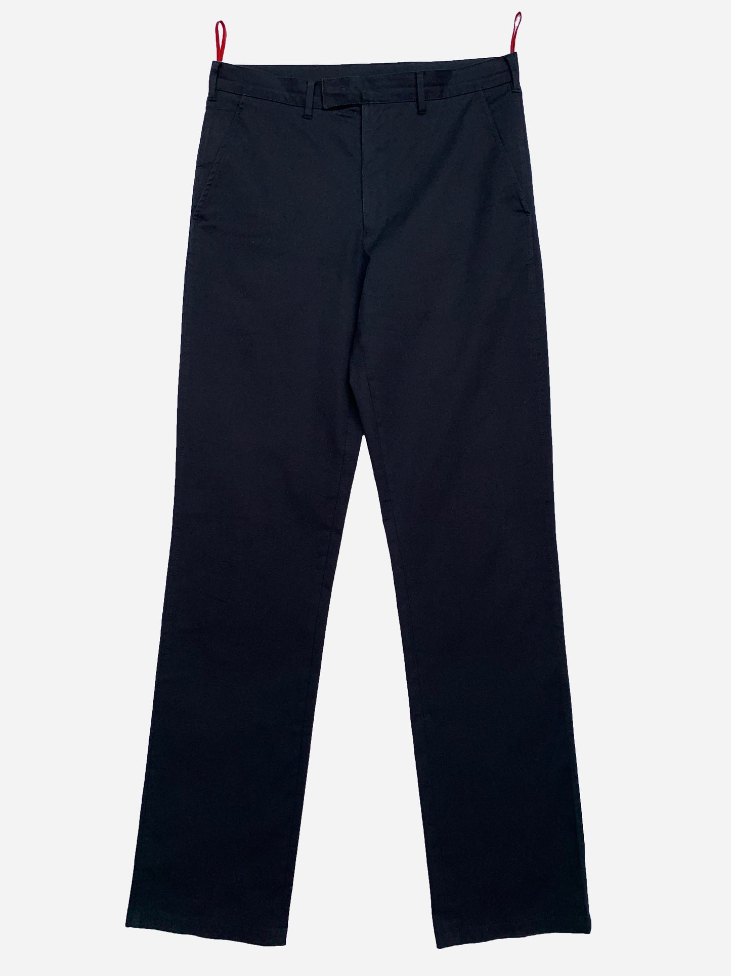 PRADA LINEA ROSSA COTTON SUIT PANTS. (46 / S)