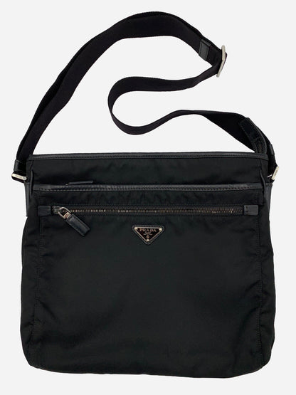 PRADA MILANO TESSUTO NYLON BANDOULIERE MESSENGER BAG.