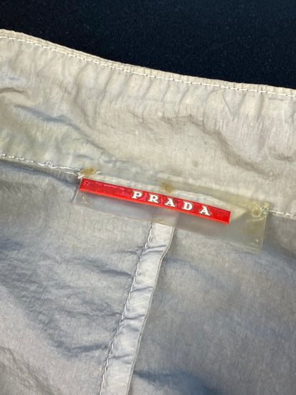 PRADA MILANO LINEA ROSSA RUBBER PATCH NYLON JACKET. (48 / M)