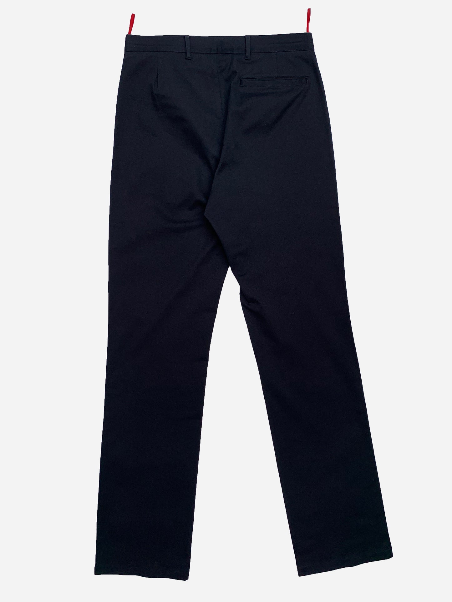 PRADA LINEA ROSSA COTTON SUIT PANTS. (46 / S)