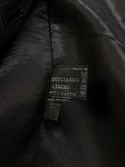 PRADA MILANO F/W 1998 MULTIPOCKET LEATHER COAT. (50 / M)