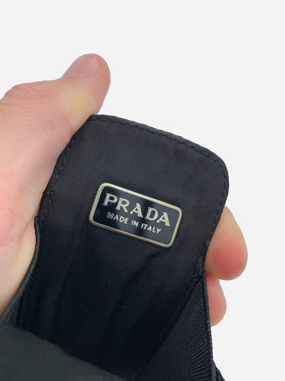 PRADA MILANO NYLON PHONE LANYARD.