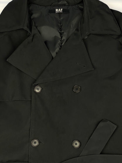 RAF BY RAF SIMONS F/W 2006 PADDED NYLON TRENCH COAT. (54 / L)