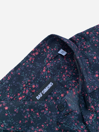 RAF SIMONS FLORAL BUTTON UP SHIRT. (48 / M)