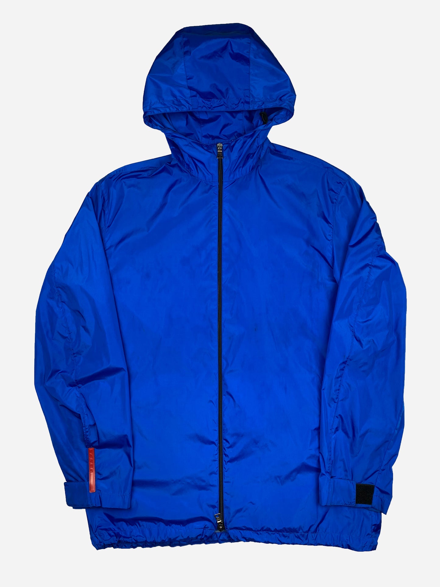 PRADA MILANO S/S 2002 NYLON RAIN JACKET. (50 / M)