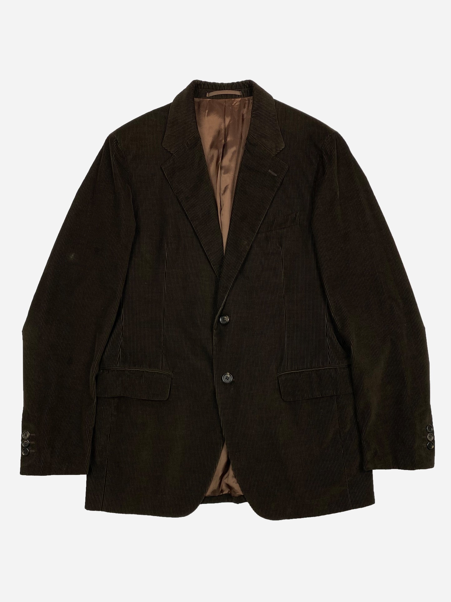 PRADA MILANO CORDUROY RUNWAY JACKET. (50 / M)