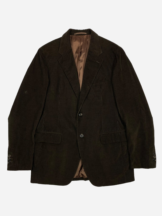 PRADA MILANO CORDUROY RUNWAY JACKET. (50 / M)