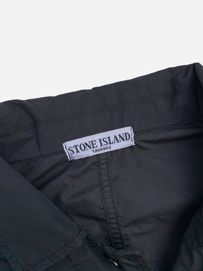 STONE ISLAND S/S 2008 COTTON METAL OVERSHIRT JACKET. (L)