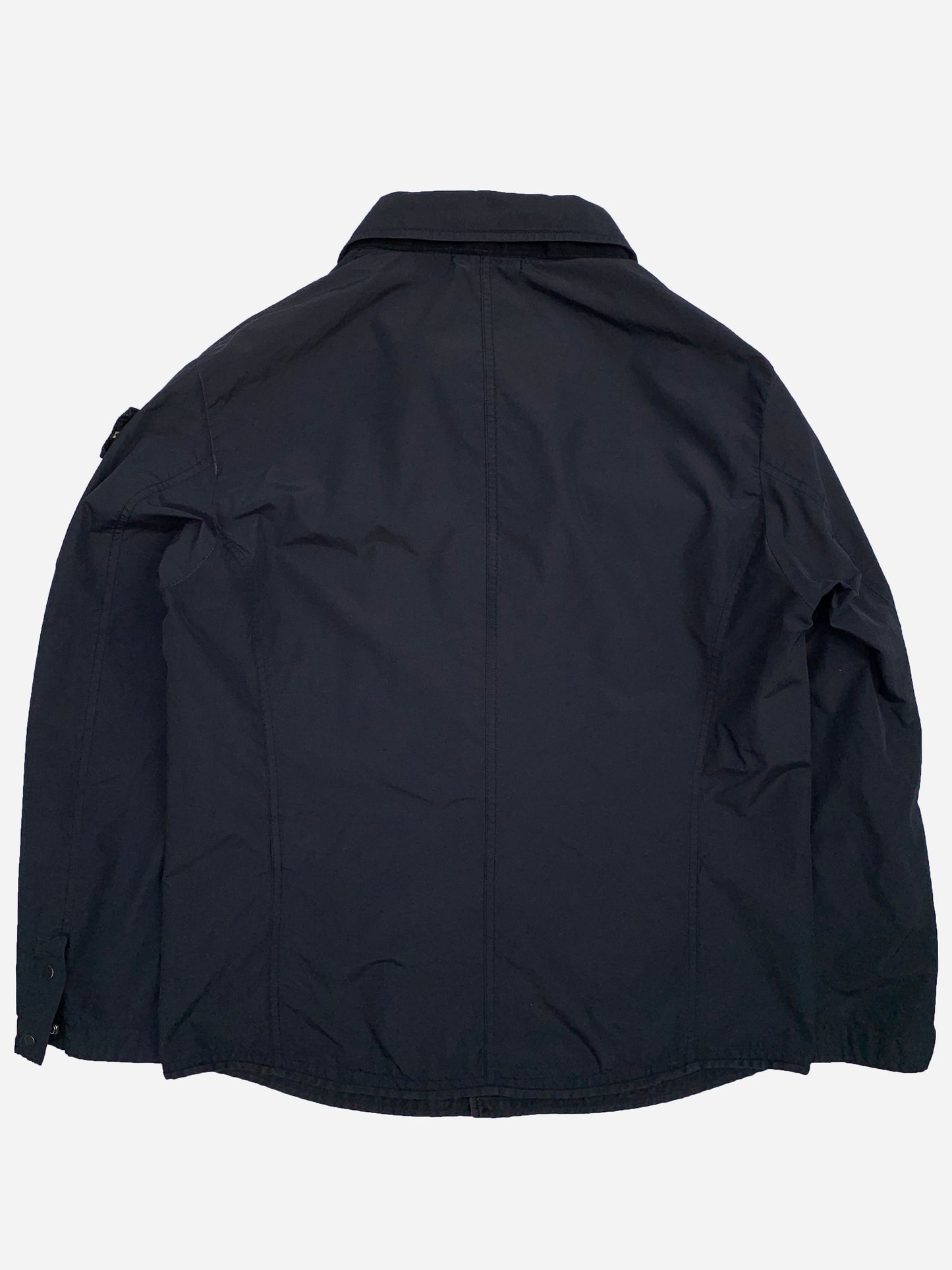 STONE ISLAND S/S 2008 COTTON METAL OVERSHIRT JACKET. (L)