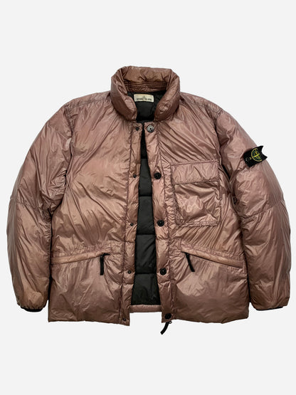 STONE ISLAND 'QUANTUM PERTEX Y DOWN' JACKET. (XL)