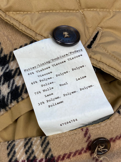 BURBERRY LONDON QUILTED JACKET W/ WOOL NOVACHECK LINING. (52 / L)