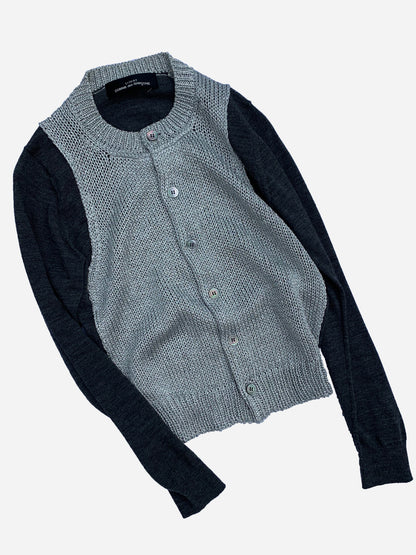 COMME DES GARÇONS TRICOT KNITWEAR CARDIGAN. (S)