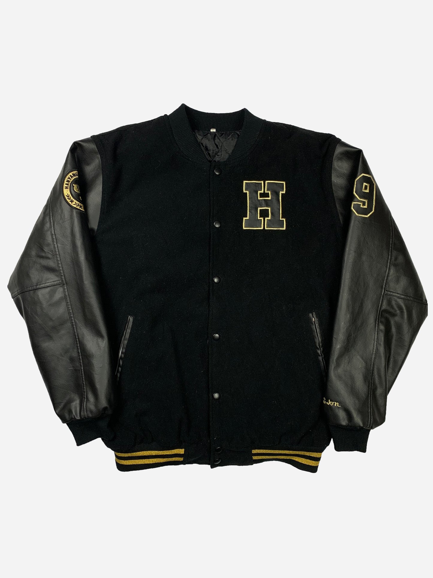 VINTAGE KOREAN 'HANYANG UNIVERSITY' VARSITY JACKET. (L)