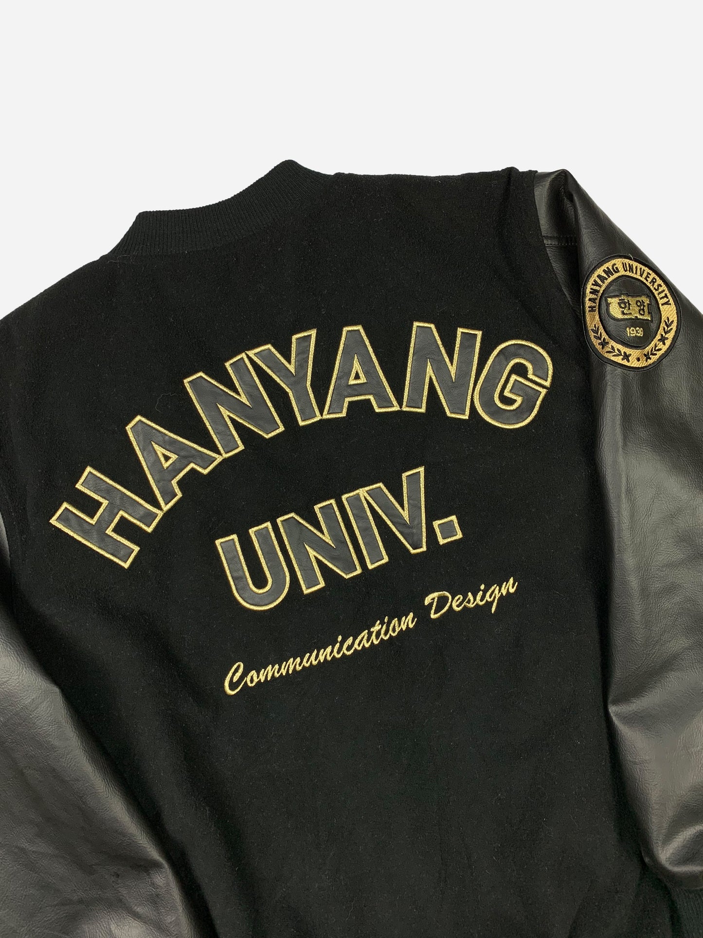 VINTAGE KOREAN 'HANYANG UNIVERSITY' VARSITY JACKET. (L)