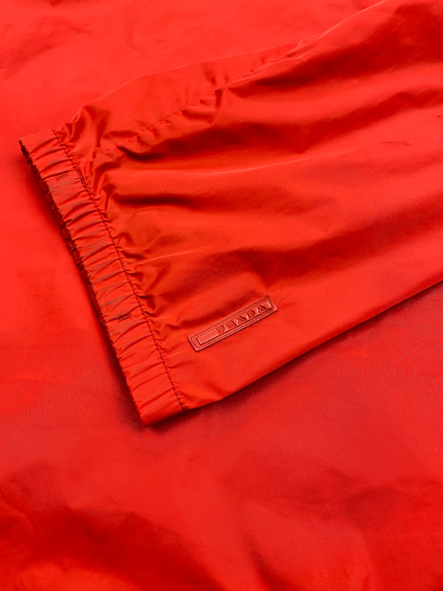 PRADA MILANO LINEA ROSSA S/S '07 NYLON WINDBREAKER JACKET. (XL)