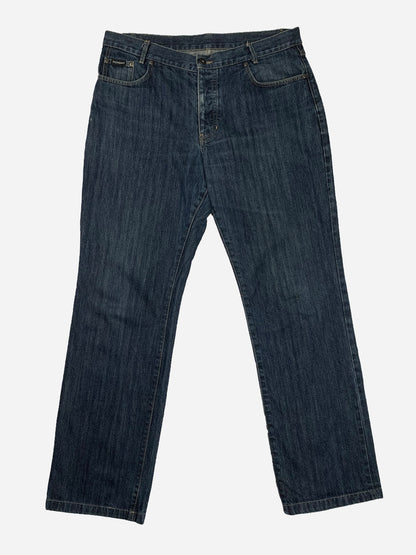 YVES SAINT LAURENT POUR HOMME 'YSL' EMBROIDERY DENIM. (36 / 34)